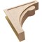 Ekena Millwork 9"W x 36"D x 36"H Thin Viola Rough Cedar Woodgrain TimberThane Corbel, Primed Tan CORUR09X36X36VIORCPR - alternate 5